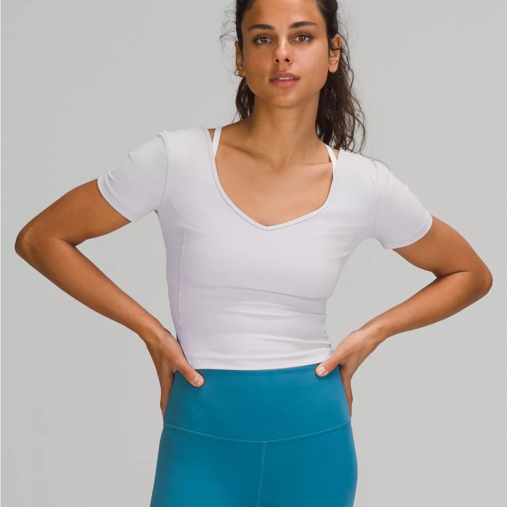 Lululemon Align Lilac V-Neck Top